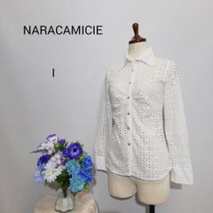 ナラカミーチェ レース 胸元.襟.袖口 丸襟 ホワイト サイズ1 - メルカリ