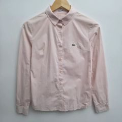 新品タグ付きラコステピンクストライプブラウス34LACOSTE - メルカリ