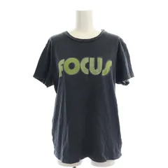 マザー mother 22SS FOCUS Tシャツ カットソー 半袖 プリント グレー ライム /CX ■OS ■PNのサムネイル