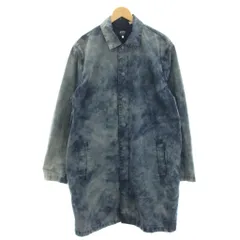 リーバイス Levi's MADE&CRAFTED DROP SHLDR MCKINTOSH HARVEY ステンカラーコート ロング M 青 ブルー 紺 ネイビー 84572-0000 /HNのサムネイル