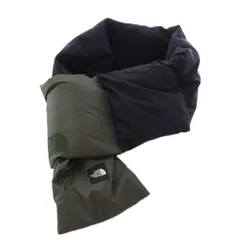 ザノースフェイス THE NORTH FACE NUPTSE マフラー 切替 黒 ブラック カーキ /TKのサムネイル