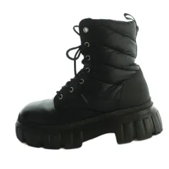 スティーブマデン STEVE MADDEN コンバットブーツ ショート 23cm 黒 ブラック /SS ■OSのサムネイル