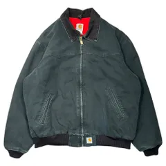 carhartt(カーハート) 00's Santa Fe Jacket - Red Lining サンタフェ ジャケット J13 XL ブラック サンフェード 裏地赤