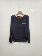 マーガレットハウエル　ネッカチーフシャツ　美品 マーガレットハウエル MARGARET HOWELL ネッカチーフブラウス 綿