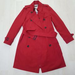 バーバリー 赤 トレンチコート 値下げ交渉あり - メルカリ