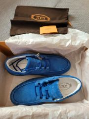 TOD'S トッズ イタリア製 ホワイト デッキシューズ 7.5/26.5 - メルカリ