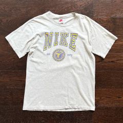 激レア！オンブック80s紺タグカマボコナイキTシャツ日の出nikeオレンジ