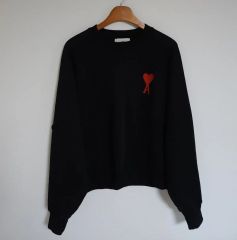 AMI 25AW ゴールド ハートワッペン ラグランスウェット - メルカリ