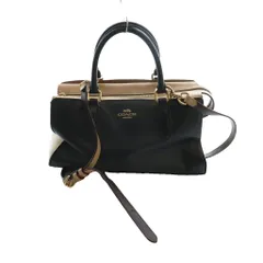 COACH コーチセレーナゴメス　2way　円筒形ショルダーバッグ ベージュと黒 COACH コーチ 2WAYセレーナゴメス コラボ ハンドバッグショルダー