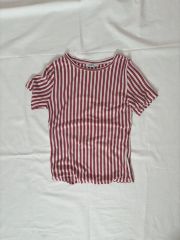 SHISHIKUI 半袖 Tシャツ ボーダー レッド - メルカリ
