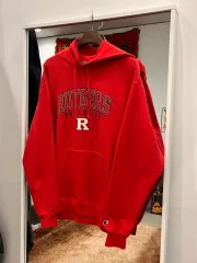 00s Champion チャンピオン RUTGERS Univ スウェット フード