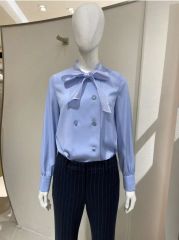theory luxe 21AW ウォッシャブル ボウタイブラウス 新品 theory luxe ウォッシャブル ボウタイ ブラウス - メルカリ