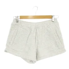 アディダス バイ ステラマッカートニー adidas by Stella McCartney パンツ XS ライトグレー 無地 ショート丈 ポケット付き /MN18 ■GY61