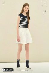 1回着用 BIBIY B. BORDER LOCK KNIT ヴィヴィ NAVY - メルカリ