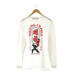 ローリングクレイドル ロリクレ Rolling Cradle 廻福プリントカットソー Tシャツ XL 白 マルチカラー /MI ■OS ■SHのサムネイル