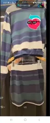 ストライプセットアップ