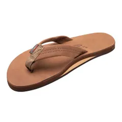 新品箱付き 各サイズあり【RAINBOW SANDALS】SINGLE LAYER CLASSIC LEATHER WITH ARCH SUPPORT　REDWOOD　レインボーサンダルのサムネイル