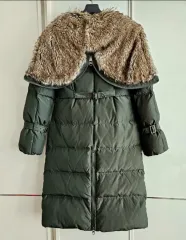 BENETTON フード ダックダウン Long ロング ダウンジャケット 出品のサムネイル