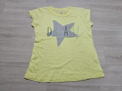 新品) 130 ブルードッグ 女の子 レモンイエロー 半袖Tシャツ