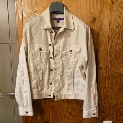 ラルフローレン パープルラベル リネン デニム ジャケット 出品