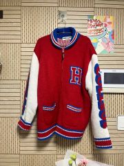 HUSKIES カレッジニット カーディガン ジップアップ - メルカリ