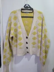 春 秋 ZARA ザラ ニットカーディガン 状態良好 バスト56