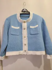 春 春 おしゃれな ジェイ ニットカーディガン ほぼ新品 バスト53
