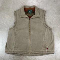 Schott ショット ダウンベスト USA製 アルミボタン アイボリー L 