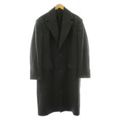 ザラ ZARA チェスターコート ロング ストライプ柄 L グレー /KU ■MA