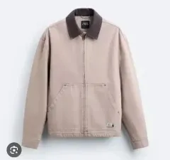 ザラ コントラスト ワークジャケット S