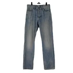 中古 男性 28インチ/Carhartt ストレート ライトブルーデニム Z5878のサムネイル