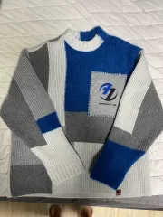 ZARA x ADER ERROR パッチワーク オーバーサイズ ニット セーター マルチカラー