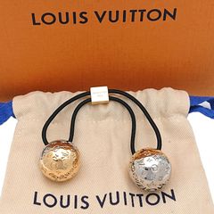 LOUIS VUITTON ルイヴィトン M80266 ナノグラム シュシュ プラネットLV
