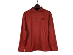 【中古ゴルフウェア】キャロウェイ 長袖ポロシャツ M