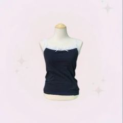 OLIVE des OLIVE レーストリムドロストミニワンピ ホワイトサイズF