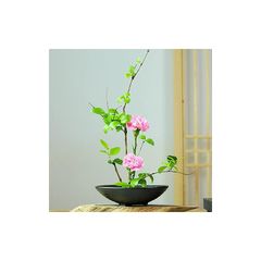 黒釉 長方形花器 大型花器 生け花 花入れ 水盤 陶器 和モダン 40cm 