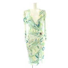 新品★EMILIO PUCCI 長袖ひざ丈ワンピース EMILIO PUCCI 抽象柄 長袖ワンピース 【公式通販】