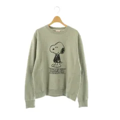 ブルックスブラザーズ BROOKS BROTHERS × ピーナッツ PEANUTS コットンフレンチテリー スヌーピー スウェット トレーナー S グレー /DF ■OS