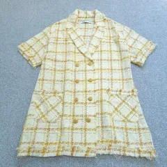 XL ザラ 半袖 ツイード ジャケット | 0504B04