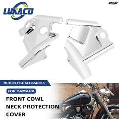 ヤマハ VSTAR XVS1100 1100 1999-2011 用モーターサイクル クローム フロントフレーム サイドカウル ネックカバー ABS モーターサイクルア