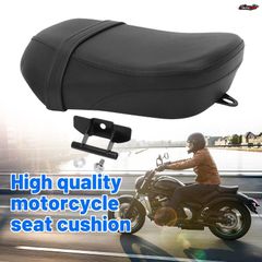 カワサキ バルカンS 650 VN650 2015-2022用 オートバイ後部座席用 ブラック クッション PUレザーパッド モトクロスアクセサリー