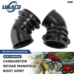ヤマハ XV400 XV 400 VIRAGO 1991 1992-1994 用 オートバイアクセサリー キャブレター インテーク マニホールド ジョイント ブーツ ラバー 