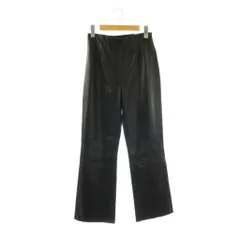 ザラ ZARA ハイウエスト フェイクレザーパンツ M 黒 /HS ■OS