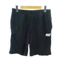ナイキ NIKE ショートパンツ イージー ロゴ プリント L 黒 ブラック 1014 ■YHS6