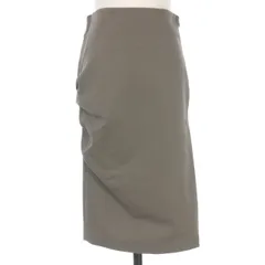 ブルネロクチネリ BRUNELLO CUCINELLI GUNEX イタリア製 サイドギャザーストレッチスカート 36 チャコールグレー DK72710 国内正規のサムネイル