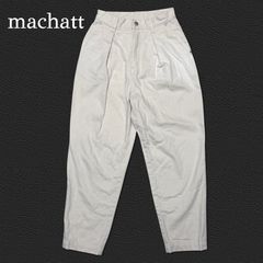 machatt タックテーパード デニム 36 - メルカリ