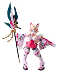【迅速に発送】ロボット新人類ポリニアン リリー[桜巫女] ノンスケール PVC&ABS製 塗装済み可動フィギュア 2d483f23