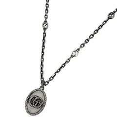 GUCCI インターロッキングG シルバーネックレス678658 - メルカリ