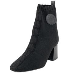HERMES】ヴォルヴェール ジェナ ニット ショートブーツ 38 1/2 - メルカリ