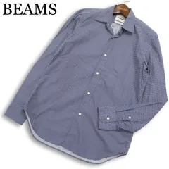 International Gallery BEAMS ビームス 長袖 Albini生地★ ドット 総柄 シャツ 日本製 Sz.S メンズのサムネイル